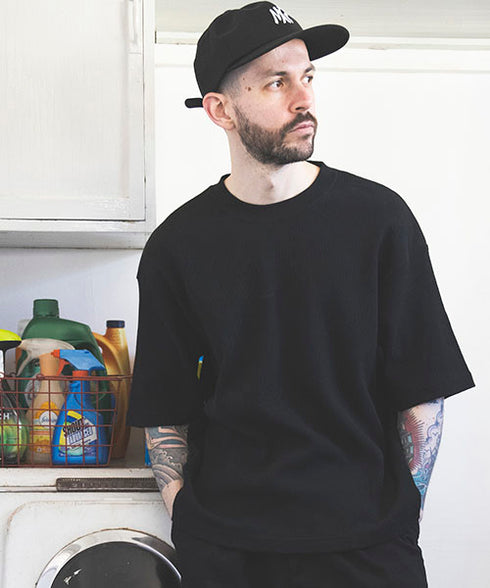 RACAL×MR.OLIVE COLLABORATION / MR FELT PATCH B.B CAP ラカル×ミスターオリーブ / フェルトワッペンベースボールキャップ